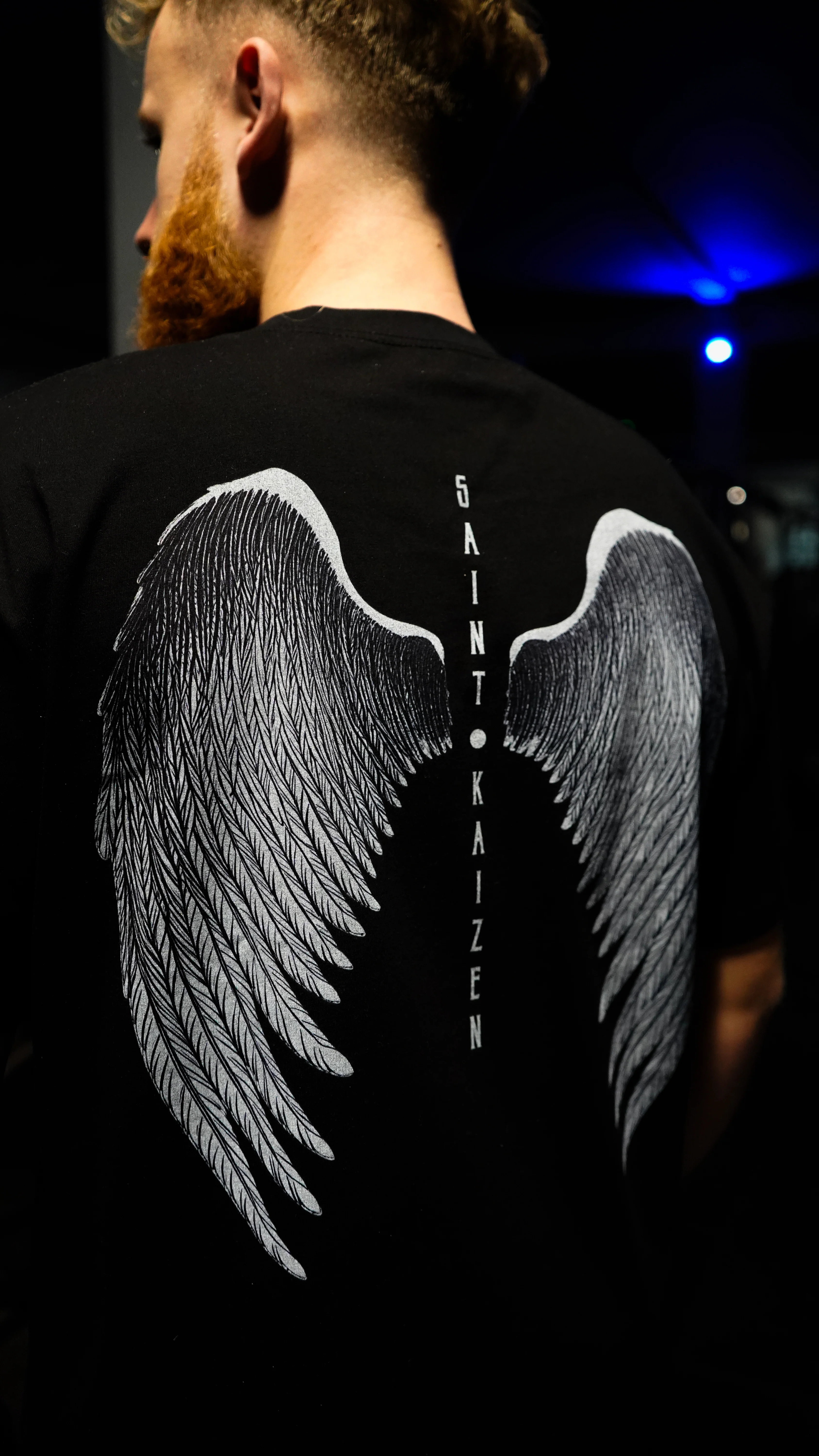 Angel Wings T-Shirt - Black - Image 4