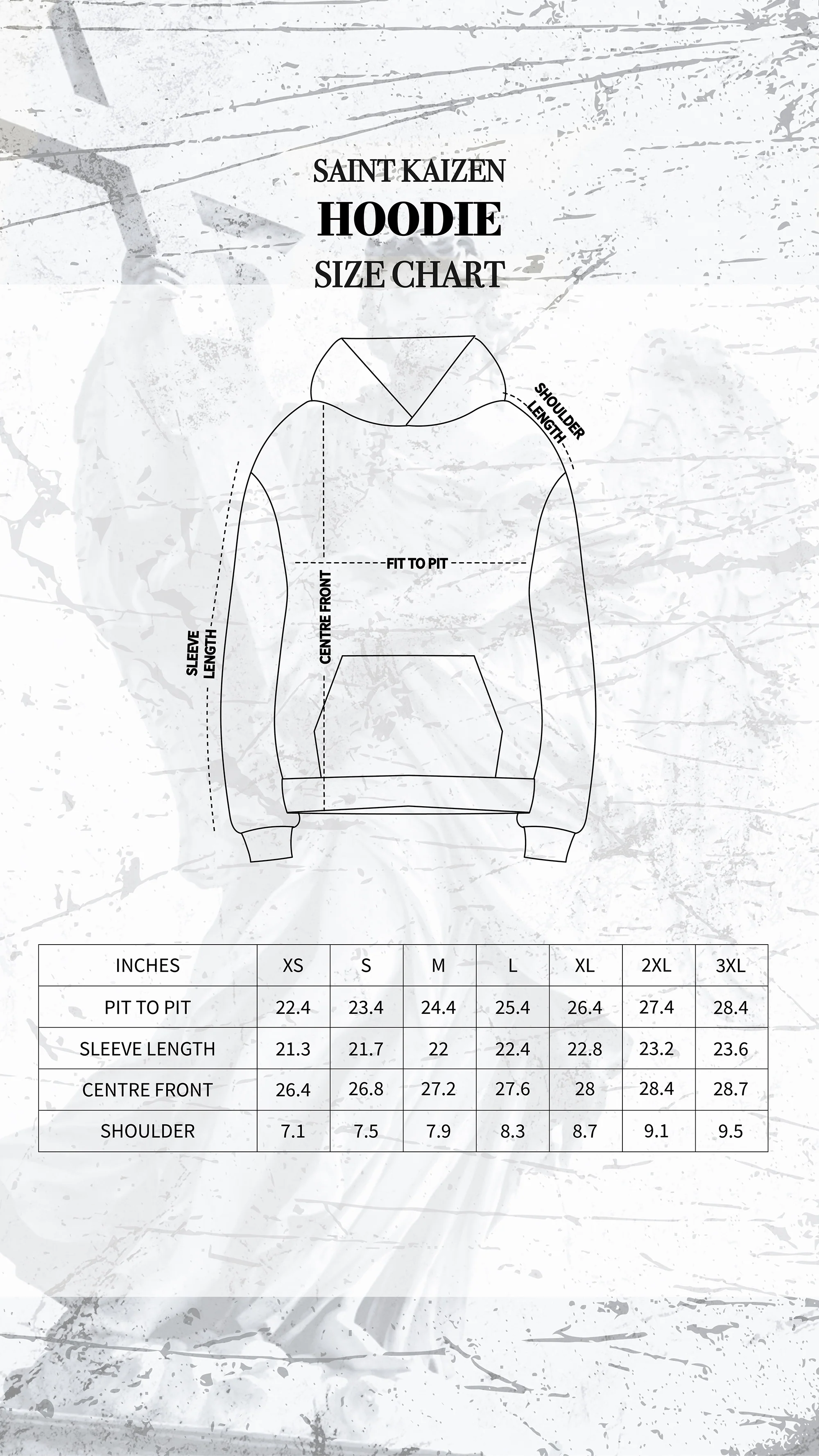 Cross 3D Embroidery Zip Up Hoodie - Image 10