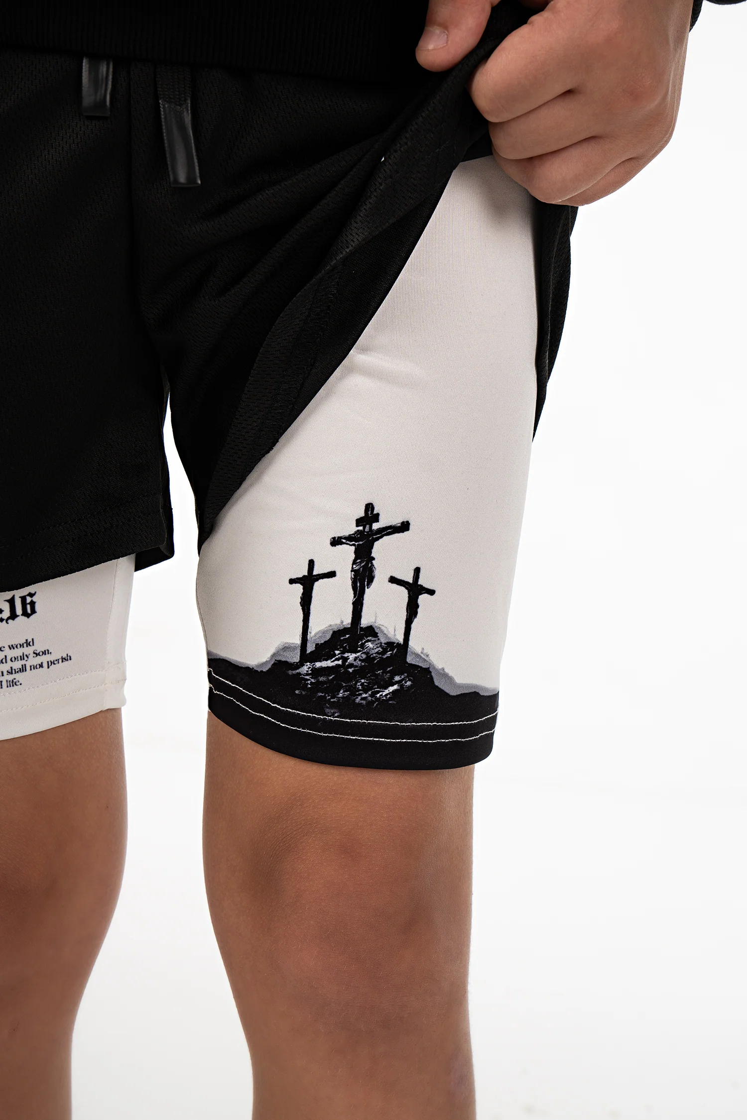 Crucifixion Youth Performance Shorts - Image 3