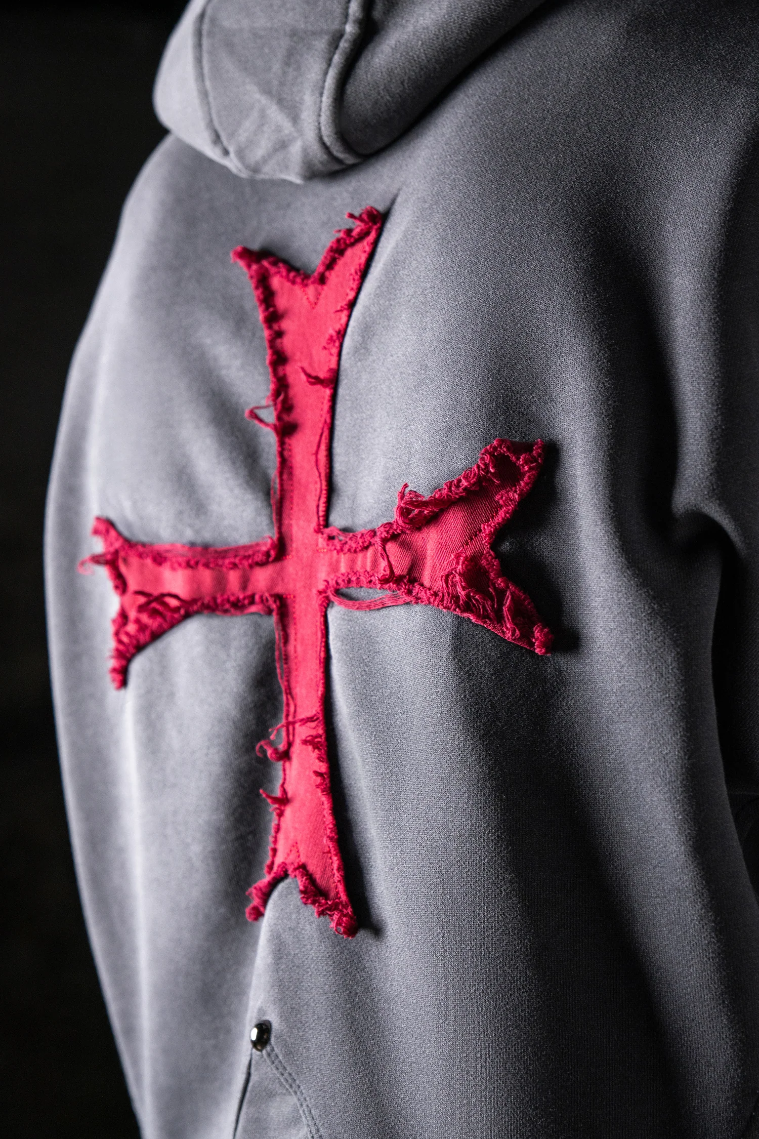 Crusader Armor Hoodie - Gray - Image 4