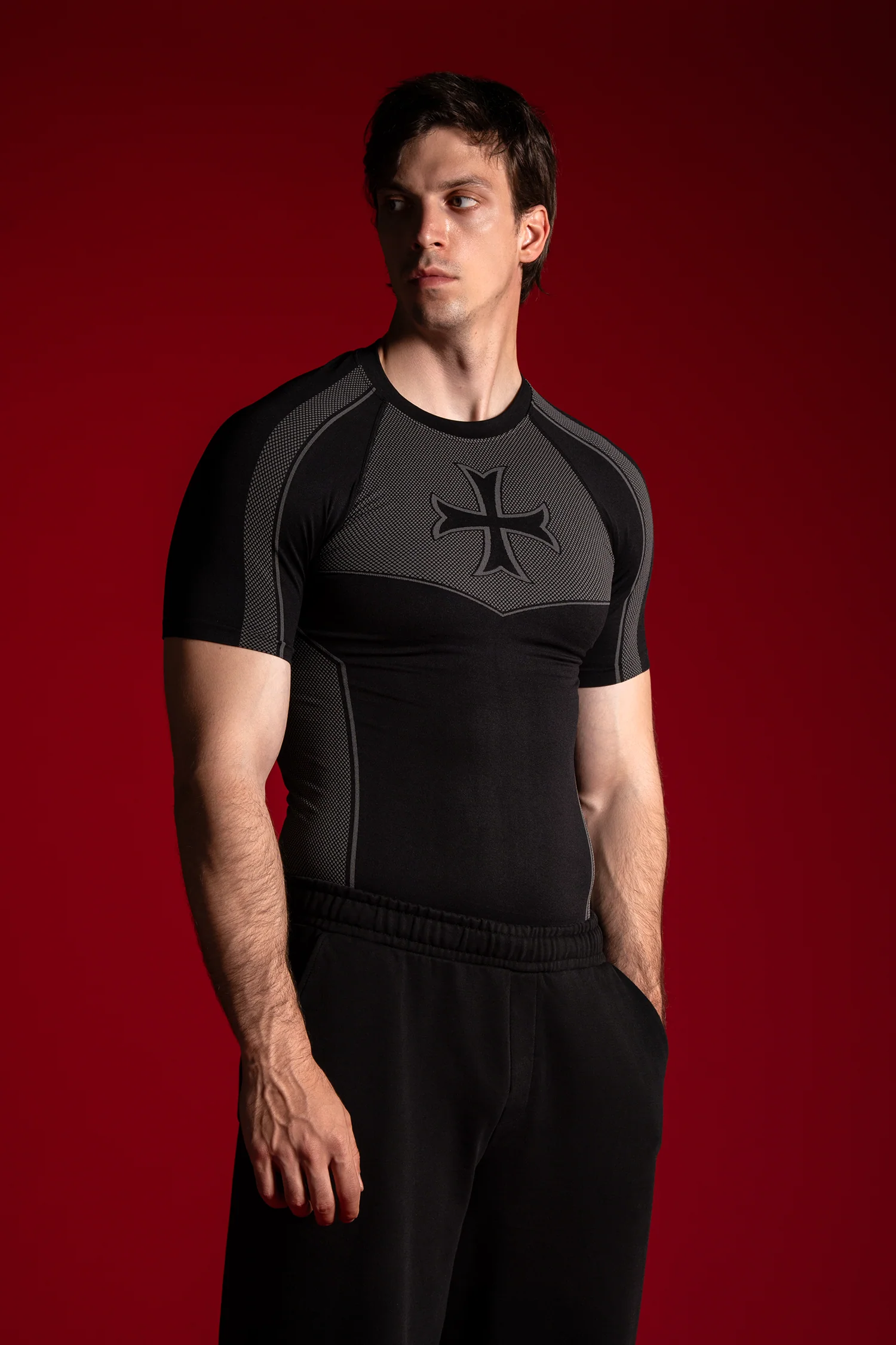 Crusader Cross Compression Tee - Image 3