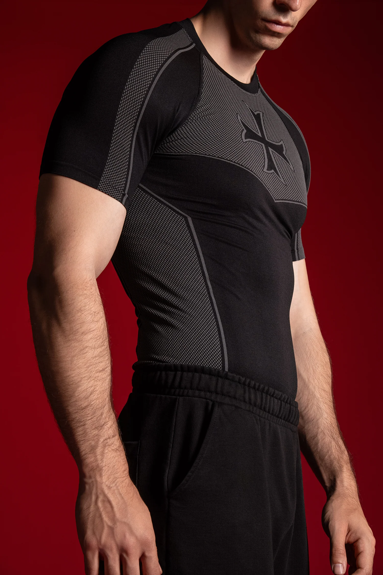 Crusader Cross Compression Tee - Image 5