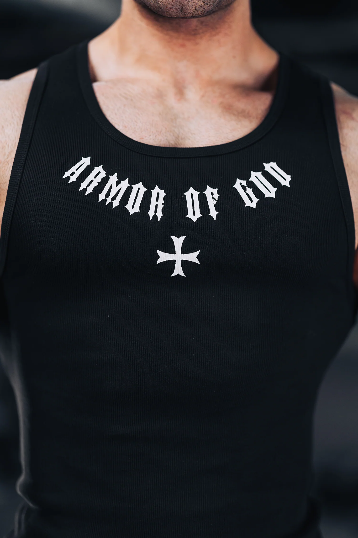 Crusader Cross Tank Top - Image 5