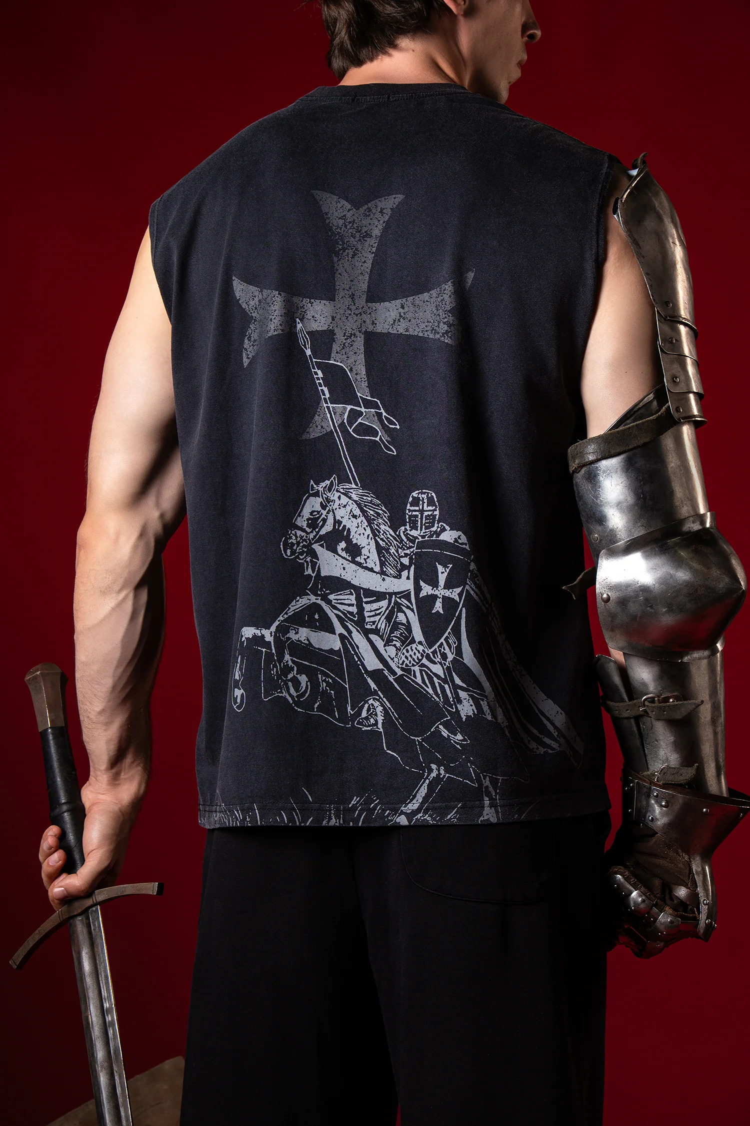 Vengeance Belongs to God Cut Off Tee - Image 8