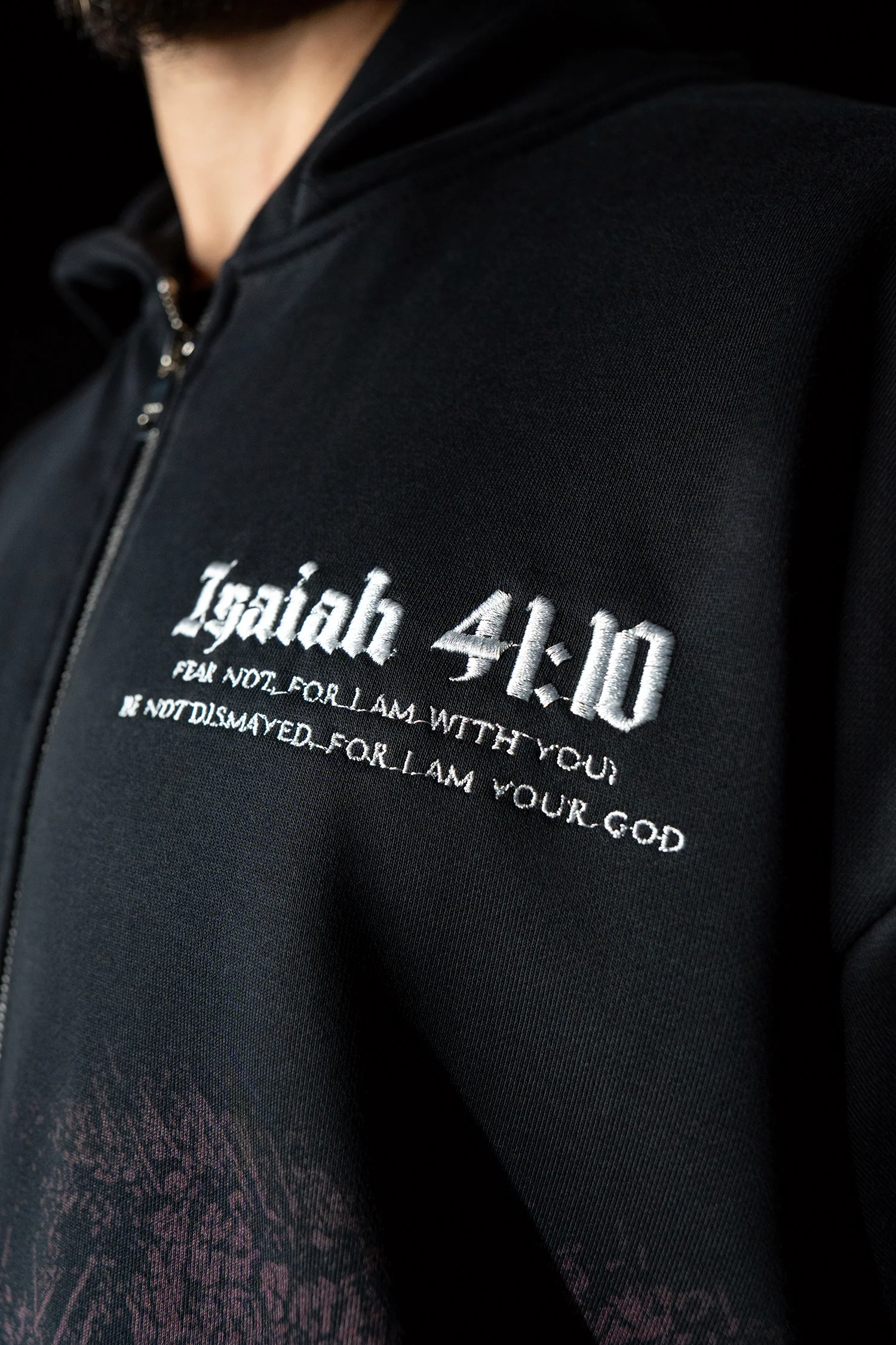 Isaiah 41:10 Zip Up Hoodie - Image 8