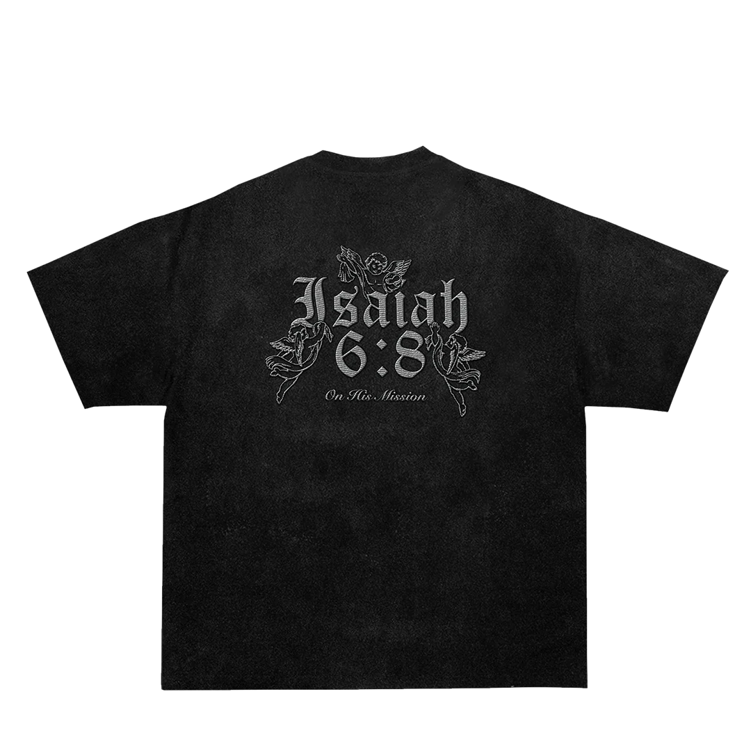 Isaiah 6:8 Embroidery T-Shirt