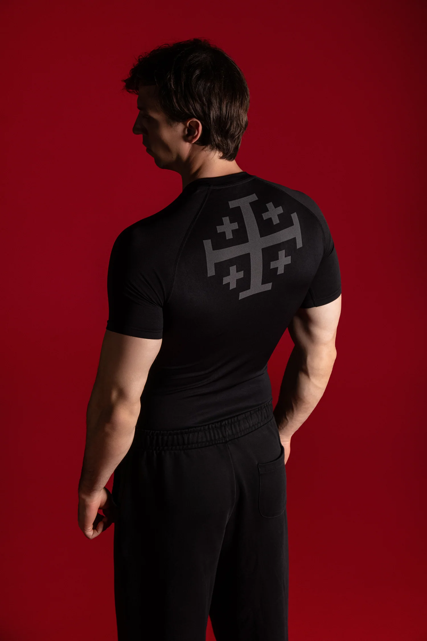 Jerusalem Cross Compression Tee - Image 3