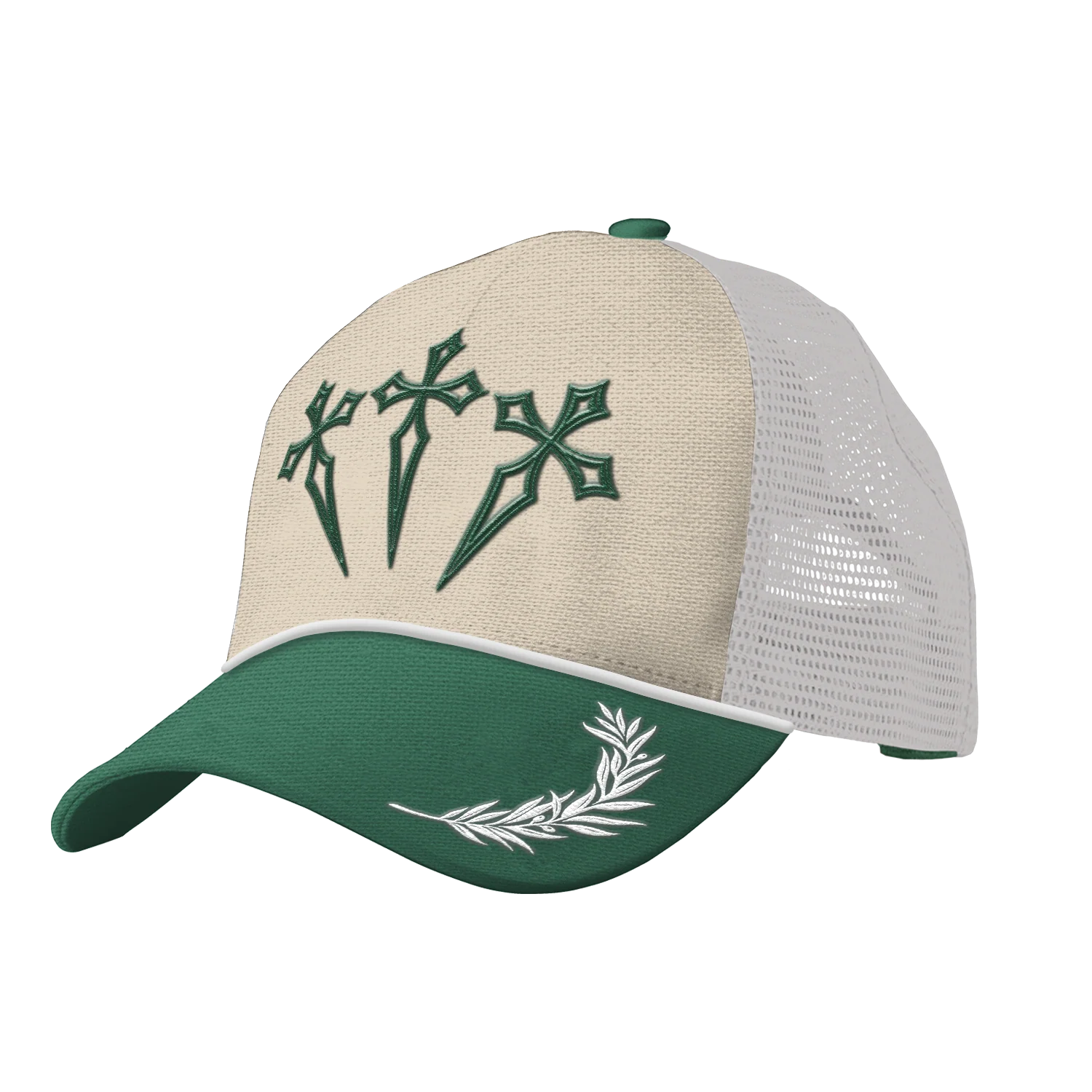 Redeemer Cap - White Green