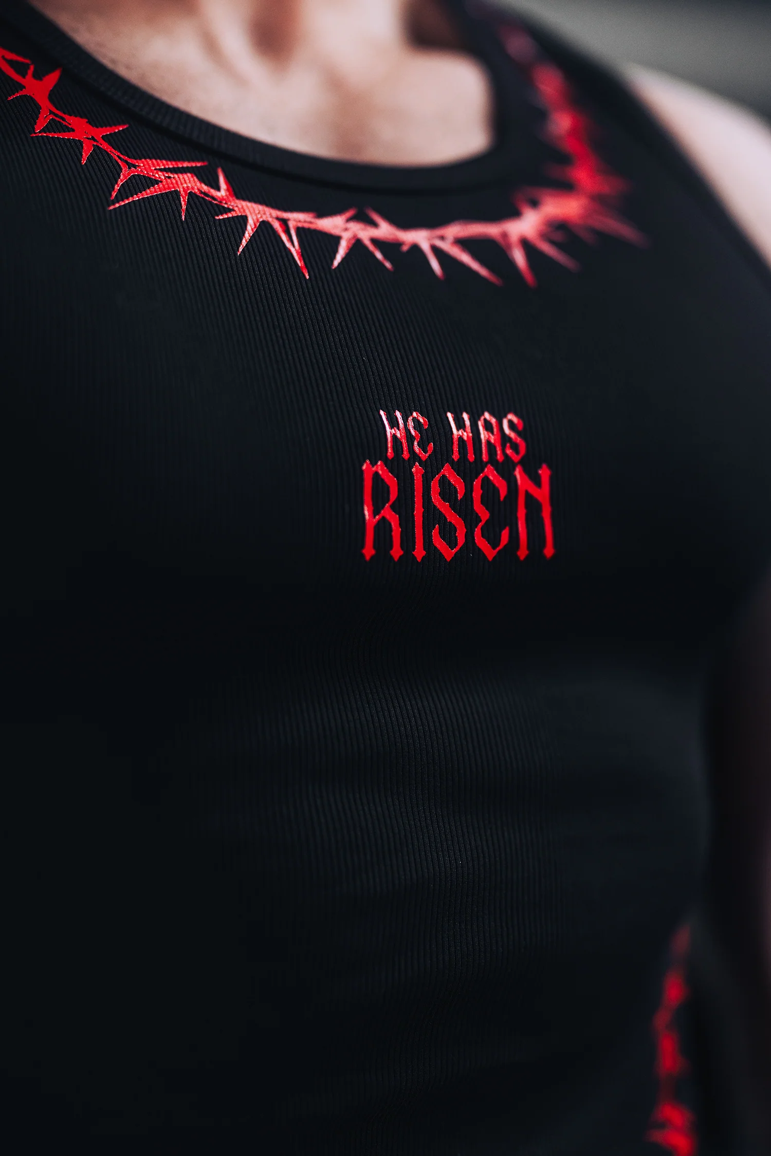 Risen Tank Top - Black - Image 4