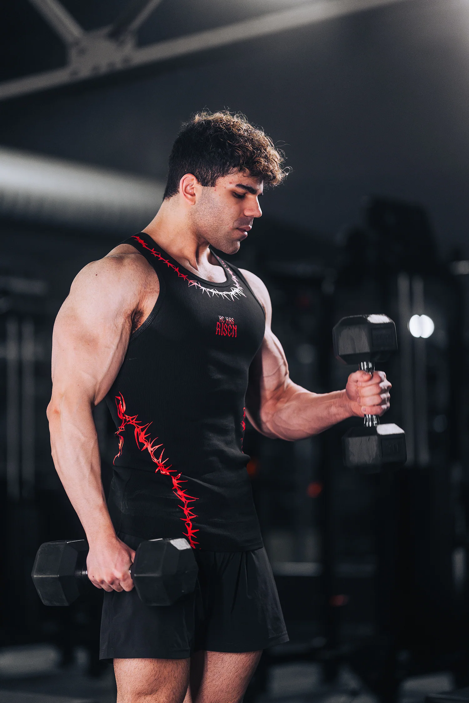 Risen Tank Top - Black - Image 5