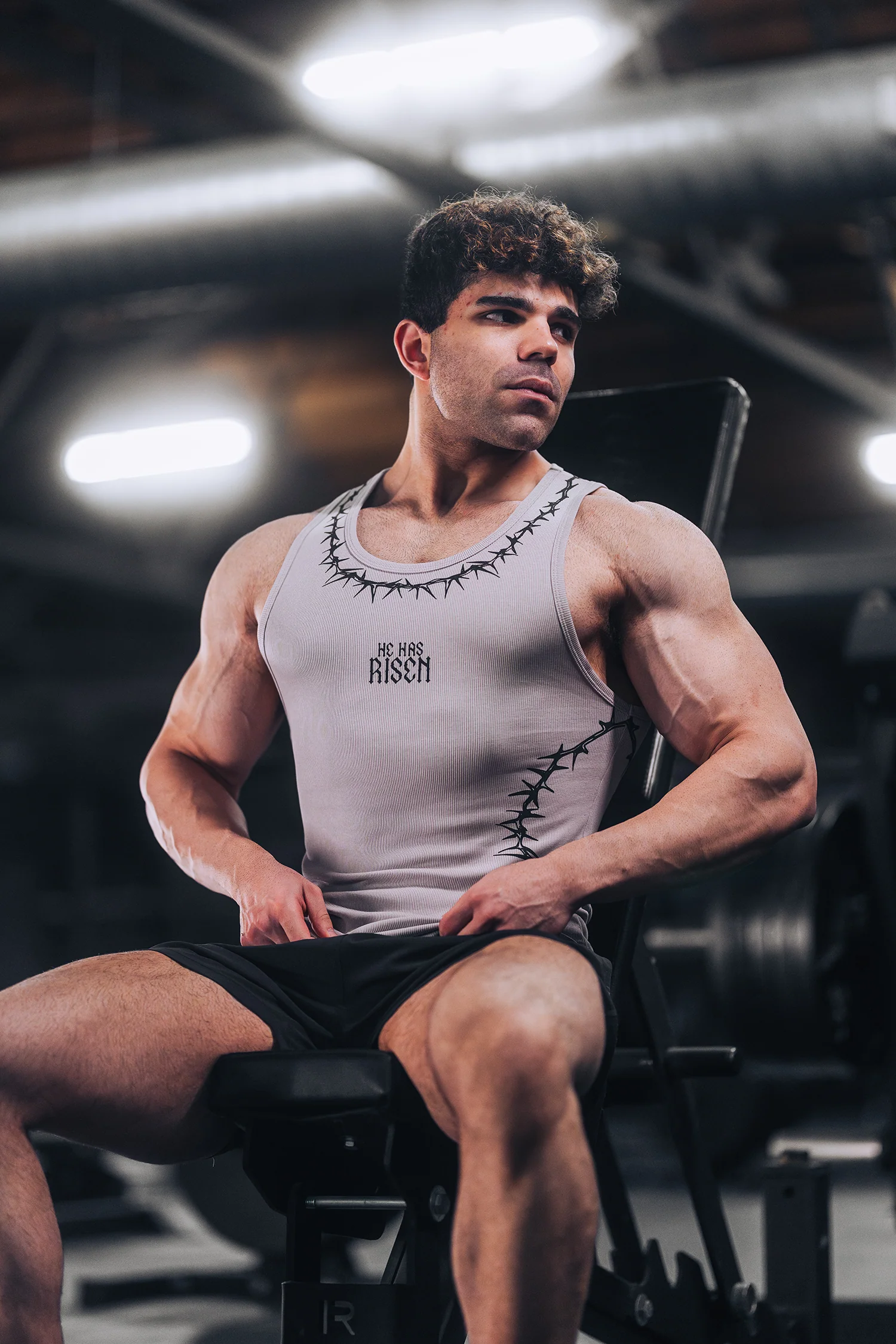 Risen Tank Top - Gray - Image 8