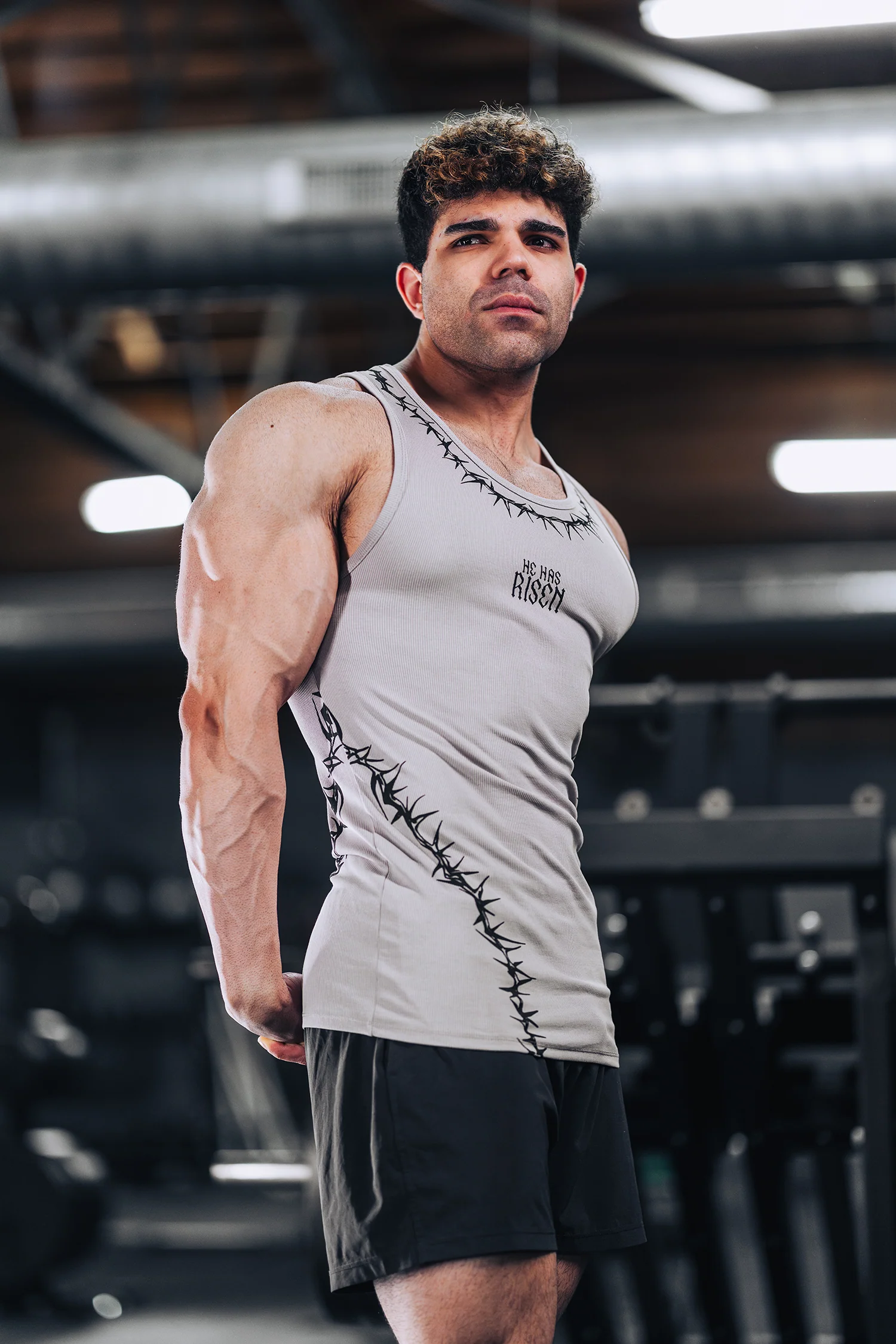 Risen Tank Top - Gray - Image 9