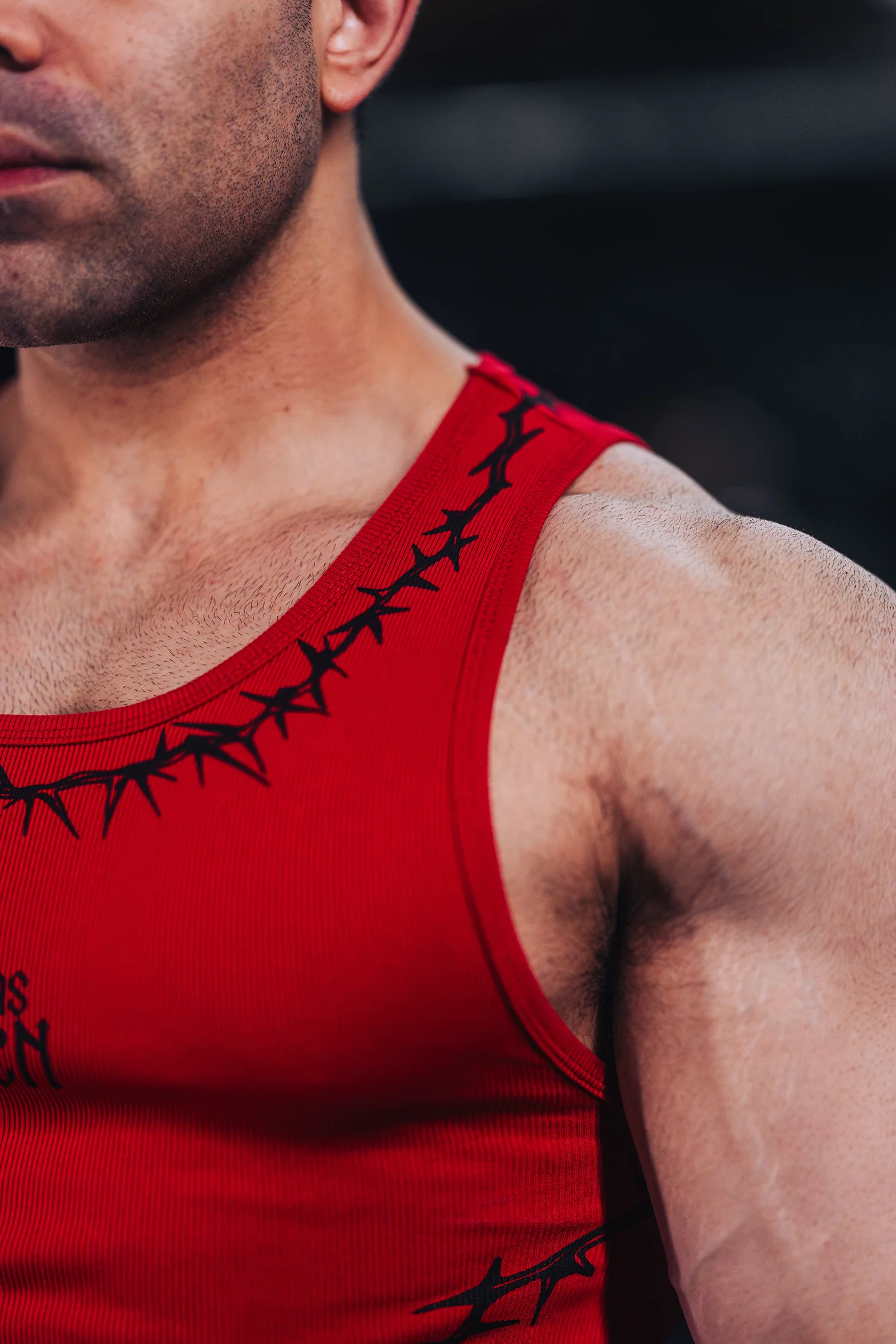 Risen Tank Top - Red - Image 4