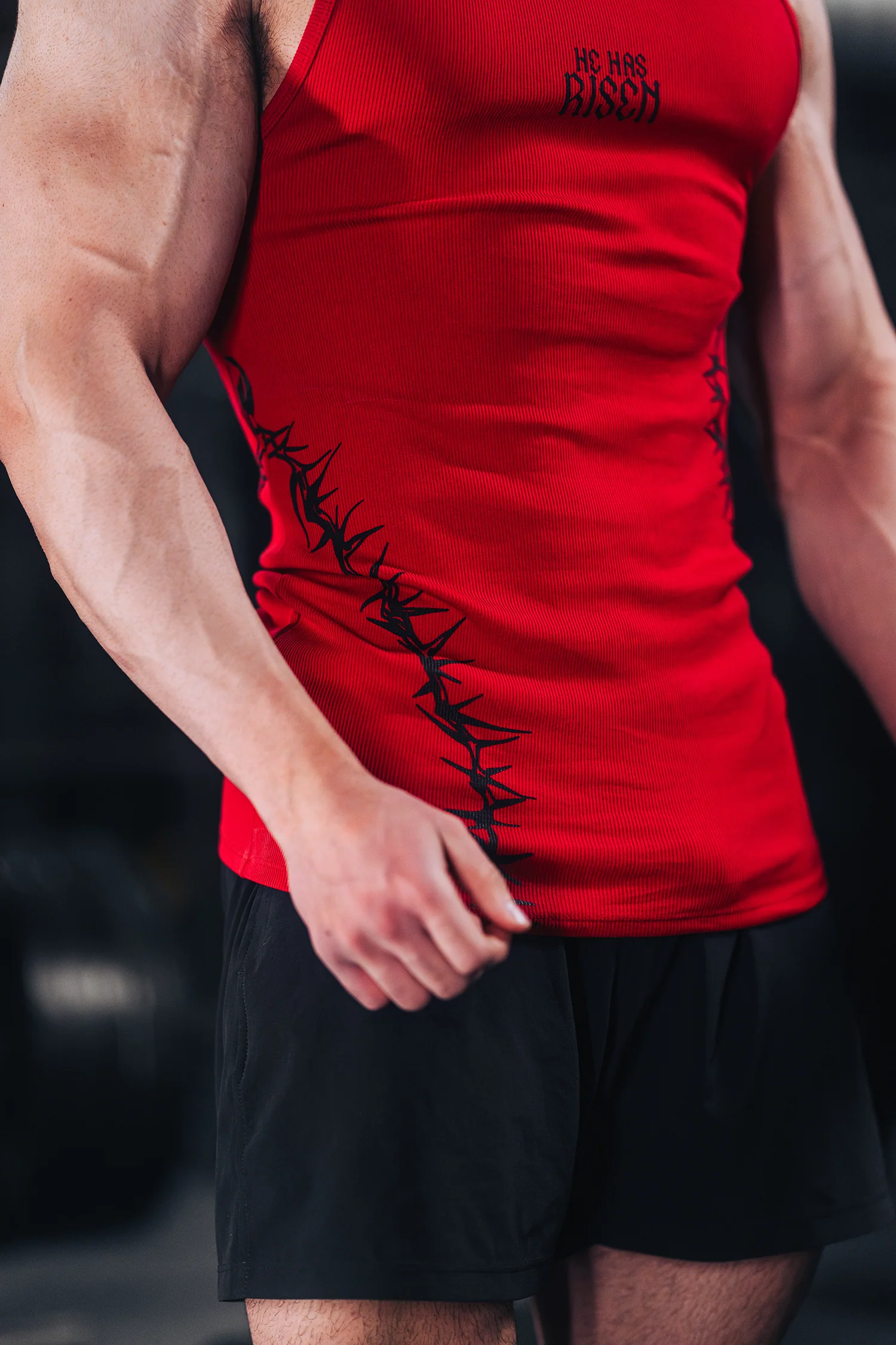 Risen Tank Top - Red - Image 6